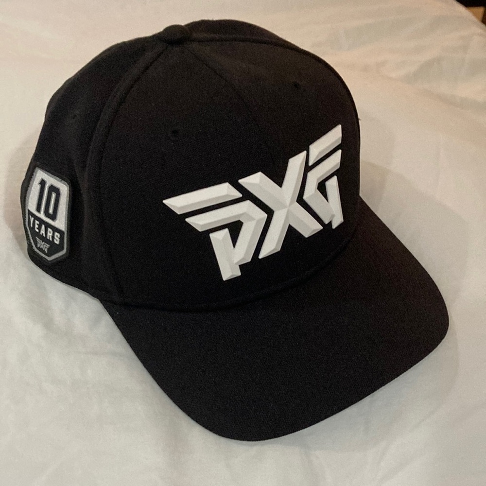 Limited Edition PXG 10 Year Anniversary Snap Back Hat Black